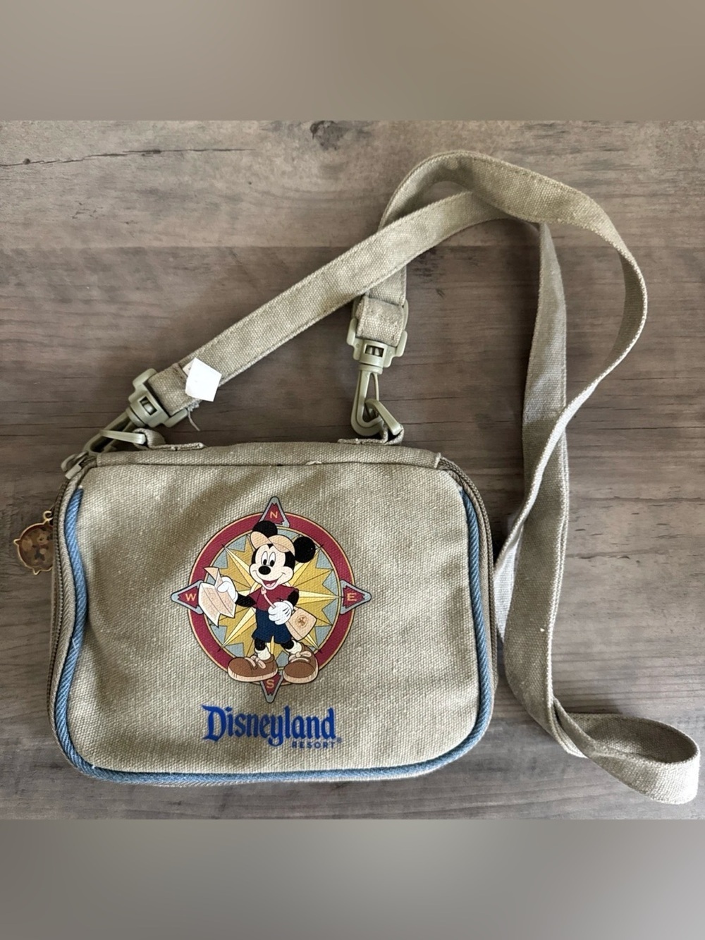 Disneyland Mickey Mouse Odyssey Pin Trading Shoulder Bag